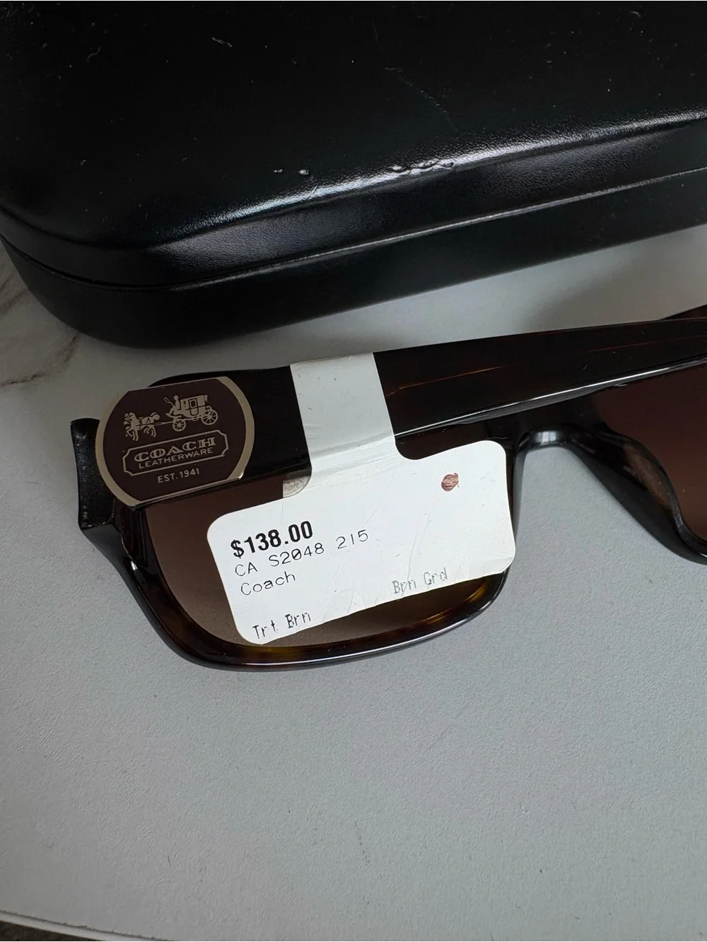 NWT Coach Women’s CA S2048 Brown Sunglasses